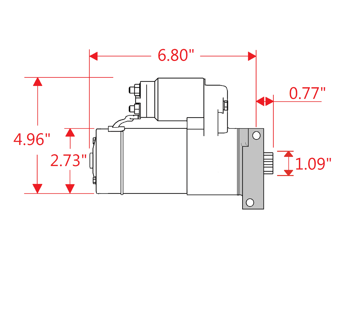 Powermaster Starter, 168 Tooth Count, Up To 11:1 Compression - 9109