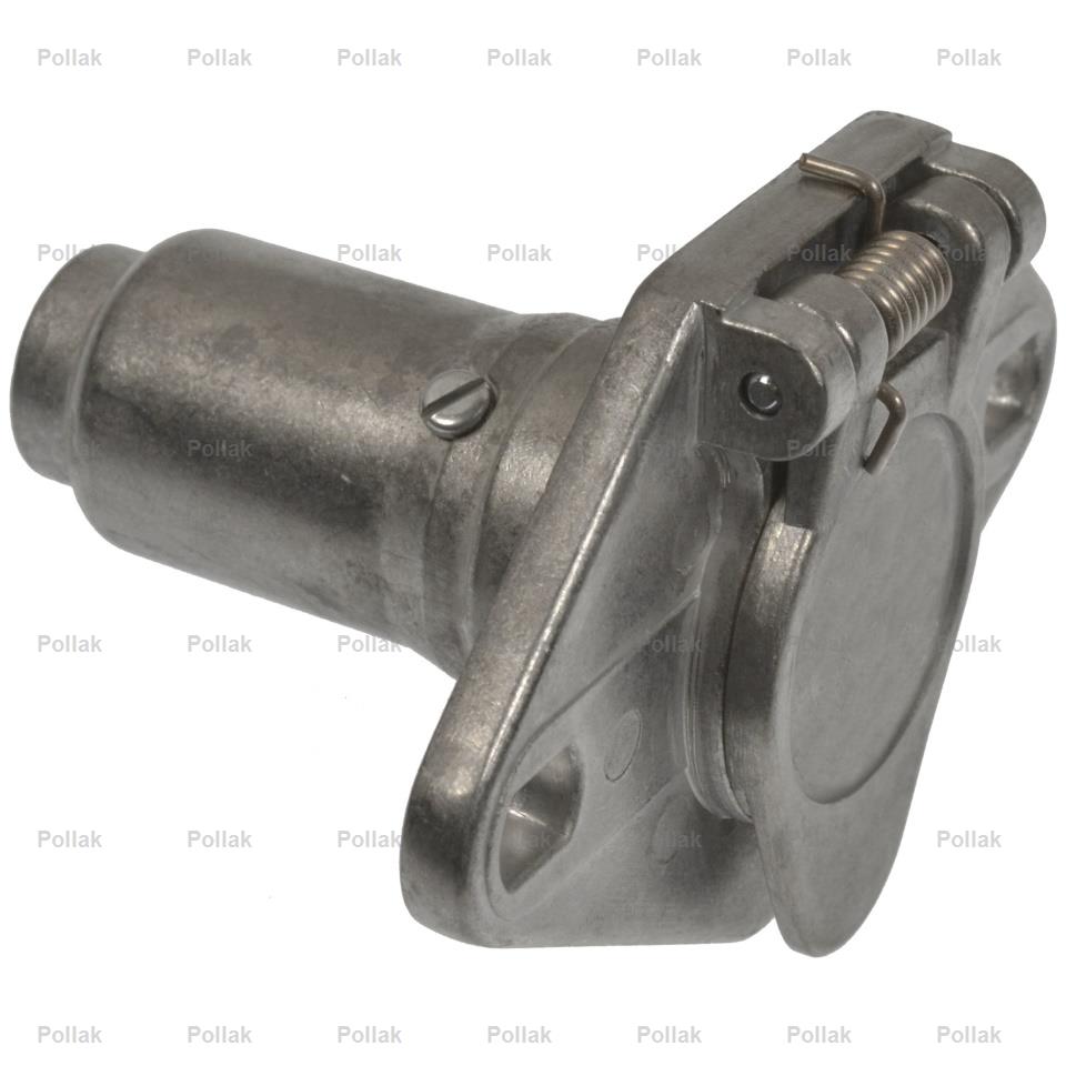 Pollak Trailer Wiring Connector, 6 Way Socket, Concealed Terminals - 11-609