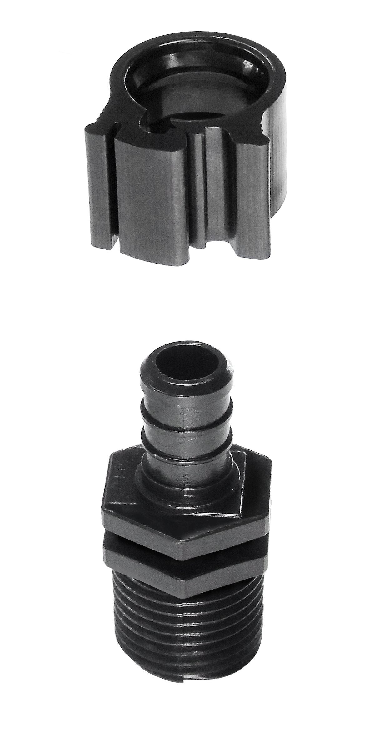 Elkhart Supply Fresh Water Fitting, 1/2 in PEX x 1/2 in Male Pipe Thread - 30842