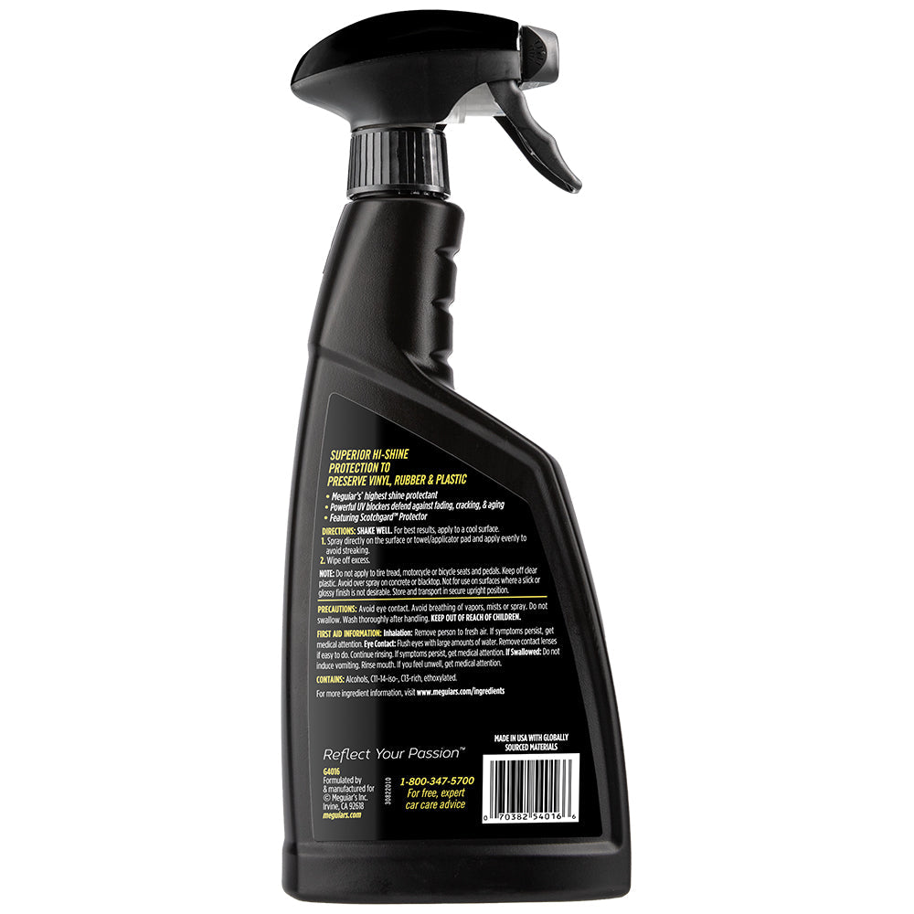 Meguiars Interior Cleaner, Classic Series, 16 oz Spray Bottle - G4016