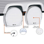 Classic Accessories Tire Cover, For 27 in To 30 in Wheel Diameter/8.75 in Tire Width, White, Pack Of 4 - 80-222-162302-00