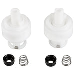 Dura Faucet Faucet Stem And Bonnet, 1/4 Turn Washerless Valve Compression, With 2 Seat/2 Spring Assembly/Bonnet Nuts - DF-RK400