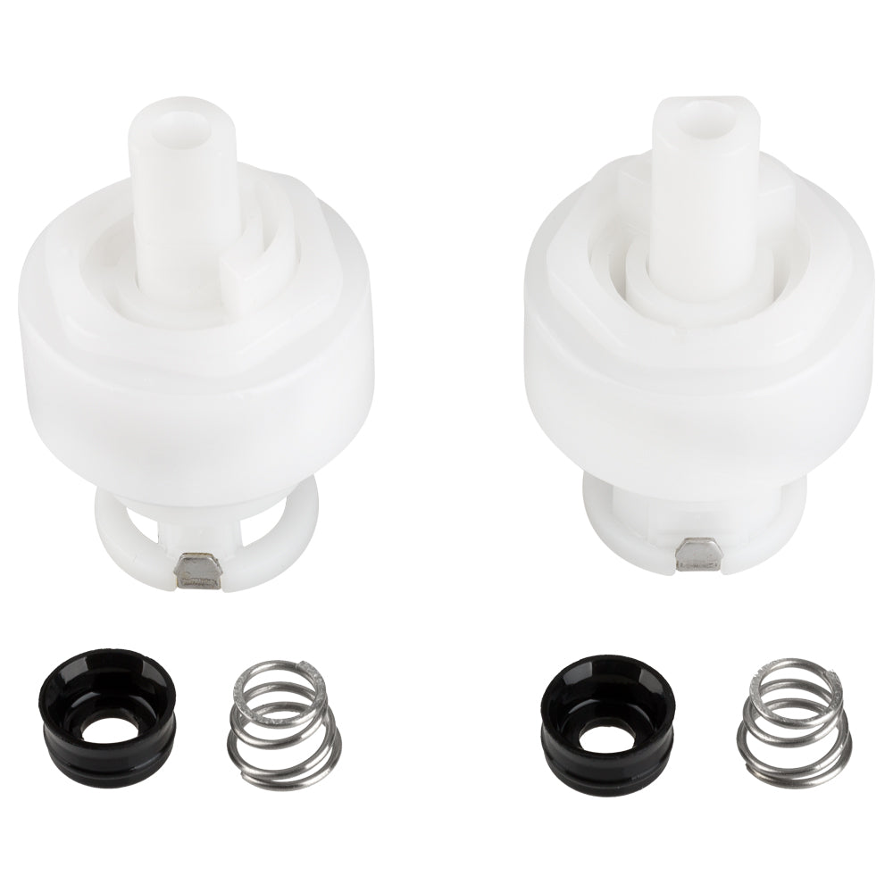 Dura Faucet Faucet Stem And Bonnet, 1/4 Turn Washerless Valve Compression, With 2 Seat/2 Spring Assembly/Bonnet Nuts - DF-RK400