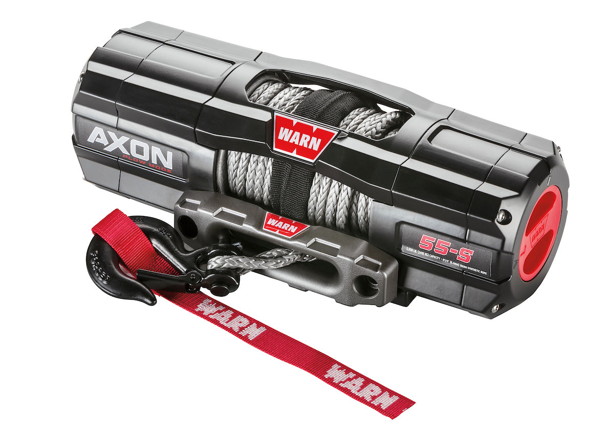 Warn Winch, AXON 55-S Series, 12 V Electric, 5500 lb Line Capacity - 110250
