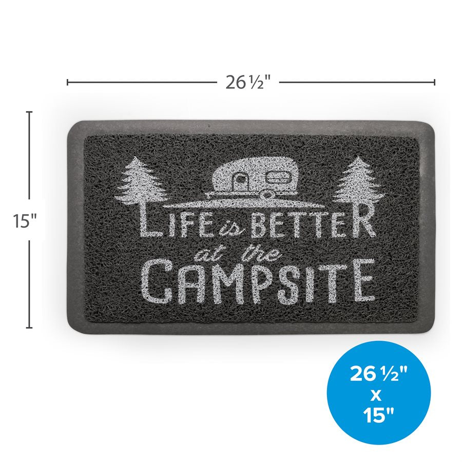 Camco Door Mat, 29 in Width x 17-1/4 in Length - 53200