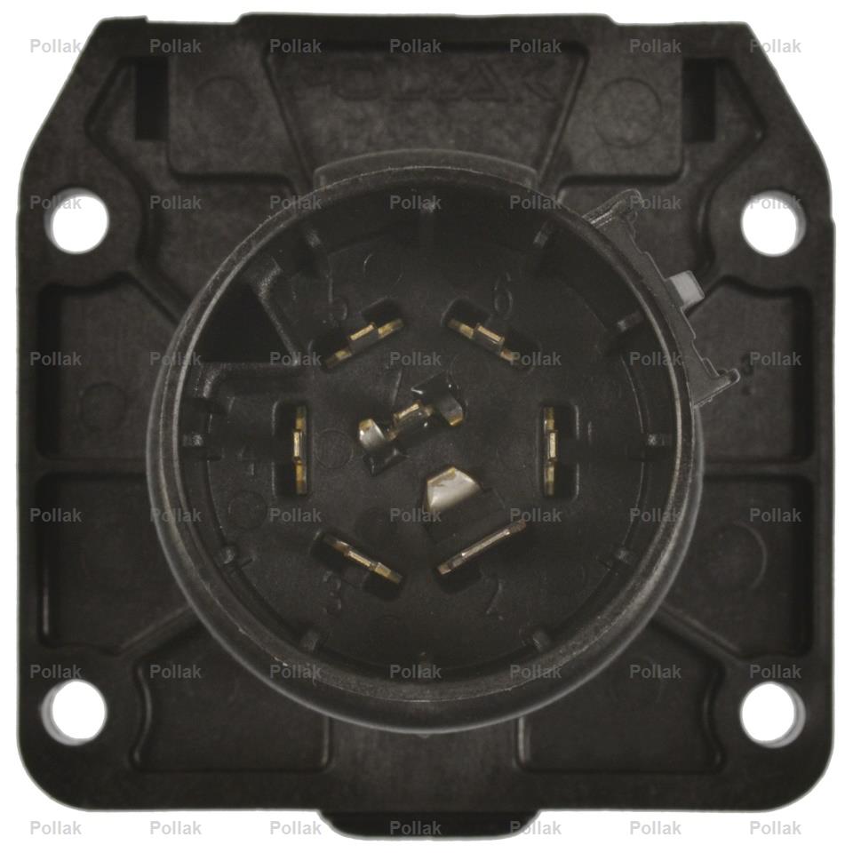 Pollak Trailer Wiring Connector, 7-Way RV OEM Replacement Socket, 12 V, 30 amp - 11-893