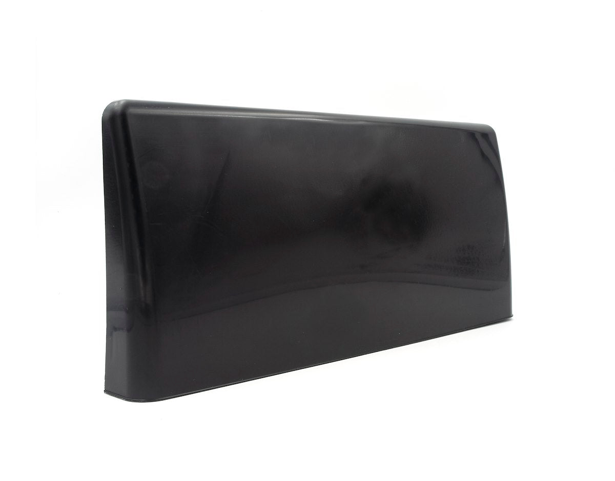 B&B Molders Wall Vent, 10-3/4 in Width x 4 in Height Cutout Dimension, Wind Tested To 190 Miles Per Hour, Black - 94277