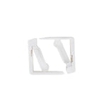 Camco Tablecloth Clamp, For Tables Up To 1-1/2 in Thick, White, Package of 4, Set of 4 - 51077