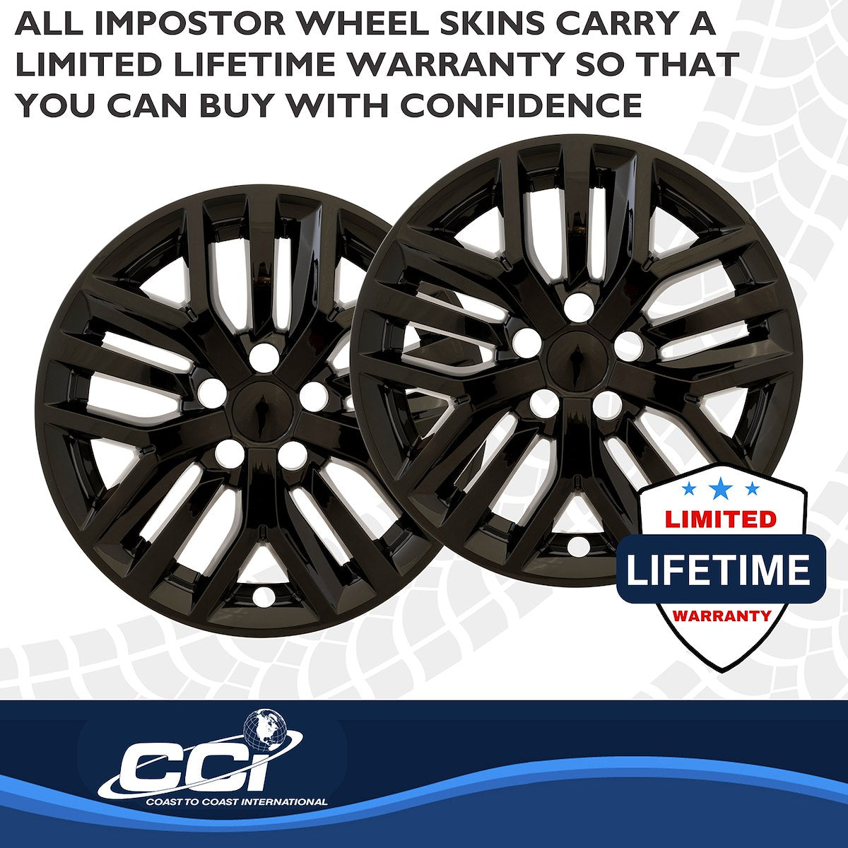Coast2Coast Wheel Skins & Styled Wheel Covers IMP512BLK product image 4