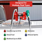Fill-Rite Liquid Transfer Tank Pump, H Series, Diesel/Gasoline/Kerosene/E15/Biodiesel Up To B20, 12 V DC - FR1210HA1