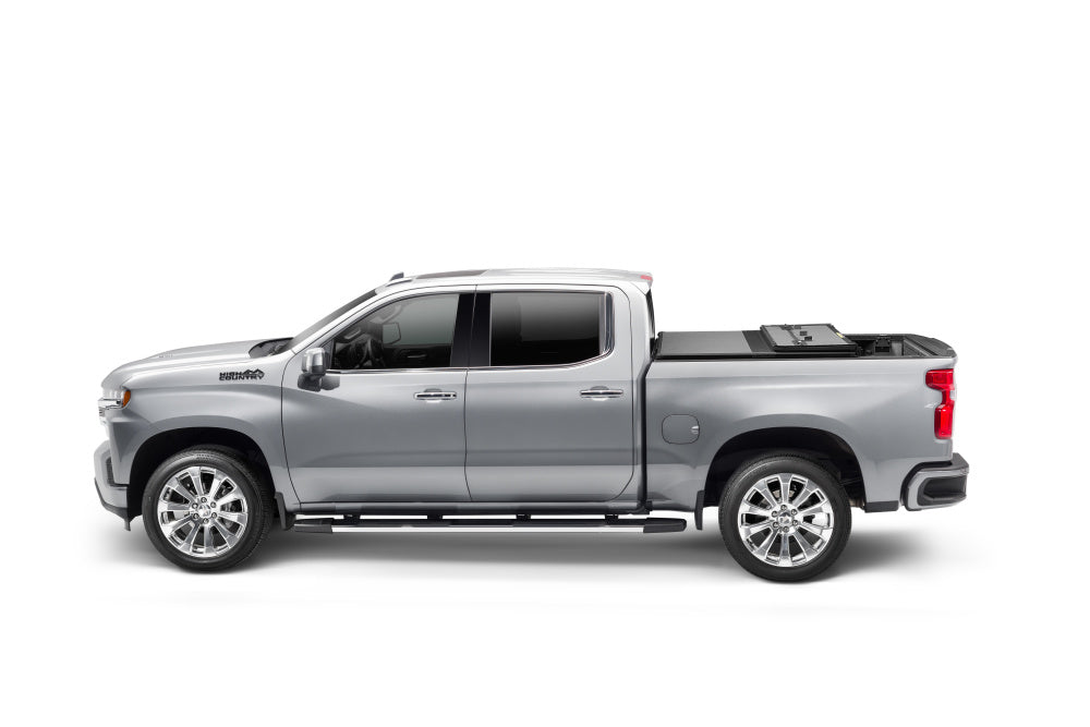 Extang Tonneau Cover, 2 Folds/3 Panels, Textured Black, 1 in Thick EnduraShield Panels With Aircraft-Grade Aluminum Frame - 88653