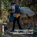 Klymit Sleeping Pad, 72 in Length x 23 in Width x 2-1/2 in Height Inflated Regular, 30D Polyester Fabric, 20 oz Weight - 06I2OR03C