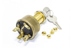 Sierra Marine Ignition Switch, With 4 Wire Connection, Brass - MP41020