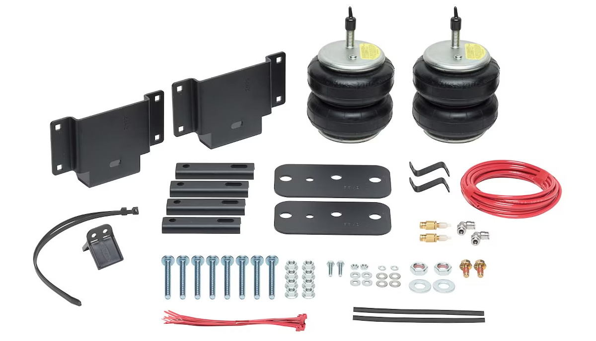 Firestone Industrial Helper Spring Kit, 3200 to 5000 lb Leveling Capacity, Adjustable from 5 to 100 PSI, Set of 2 - 2445