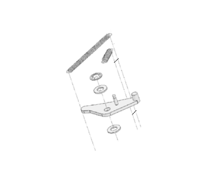 PullRite Fifth Wheel Trailer Hitch Hardware, For Pullrite 3601 and 2901, Steel - 120106