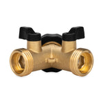 Camco Fresh Water Fill Hose Shut Off Valve, Brass, Complies With CA and VT Regulations For Brass Content - 20123