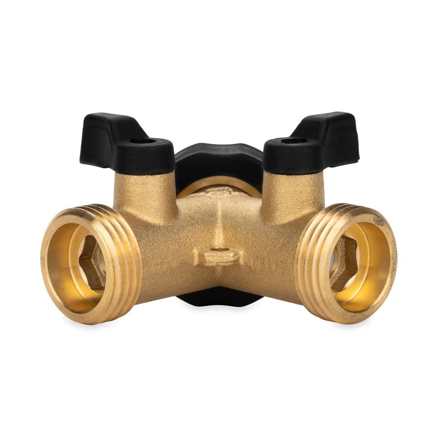 Camco Fresh Water Fill Hose Shut Off Valve, Brass, Complies With CA and VT Regulations For Brass Content - 20123