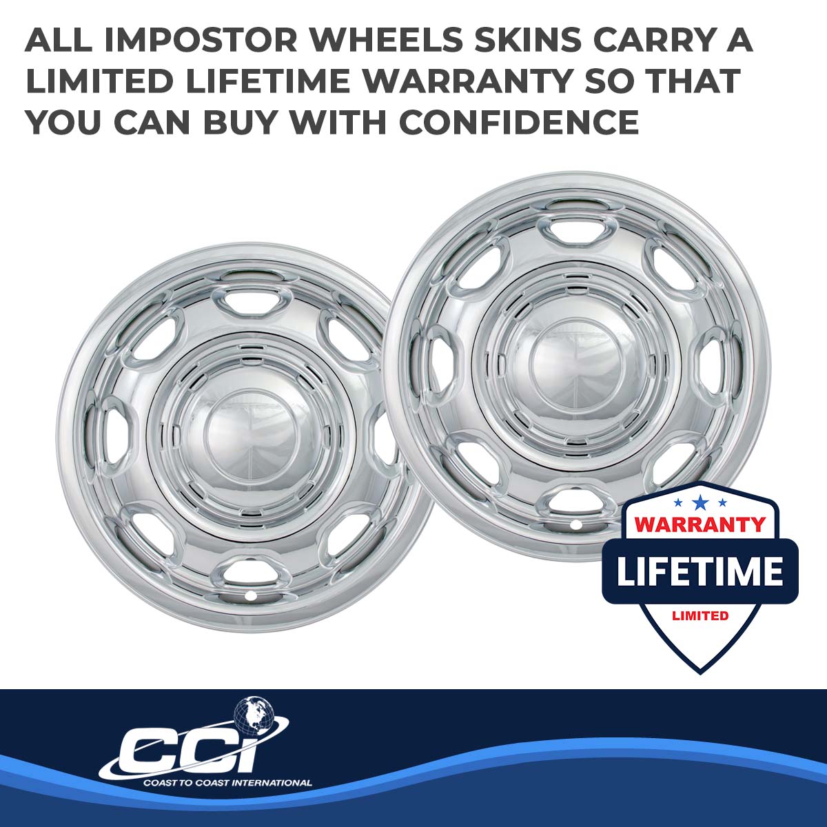 Coast2Coast Wheel Skins & Styled Wheel Covers IWCIMP80X product image 3