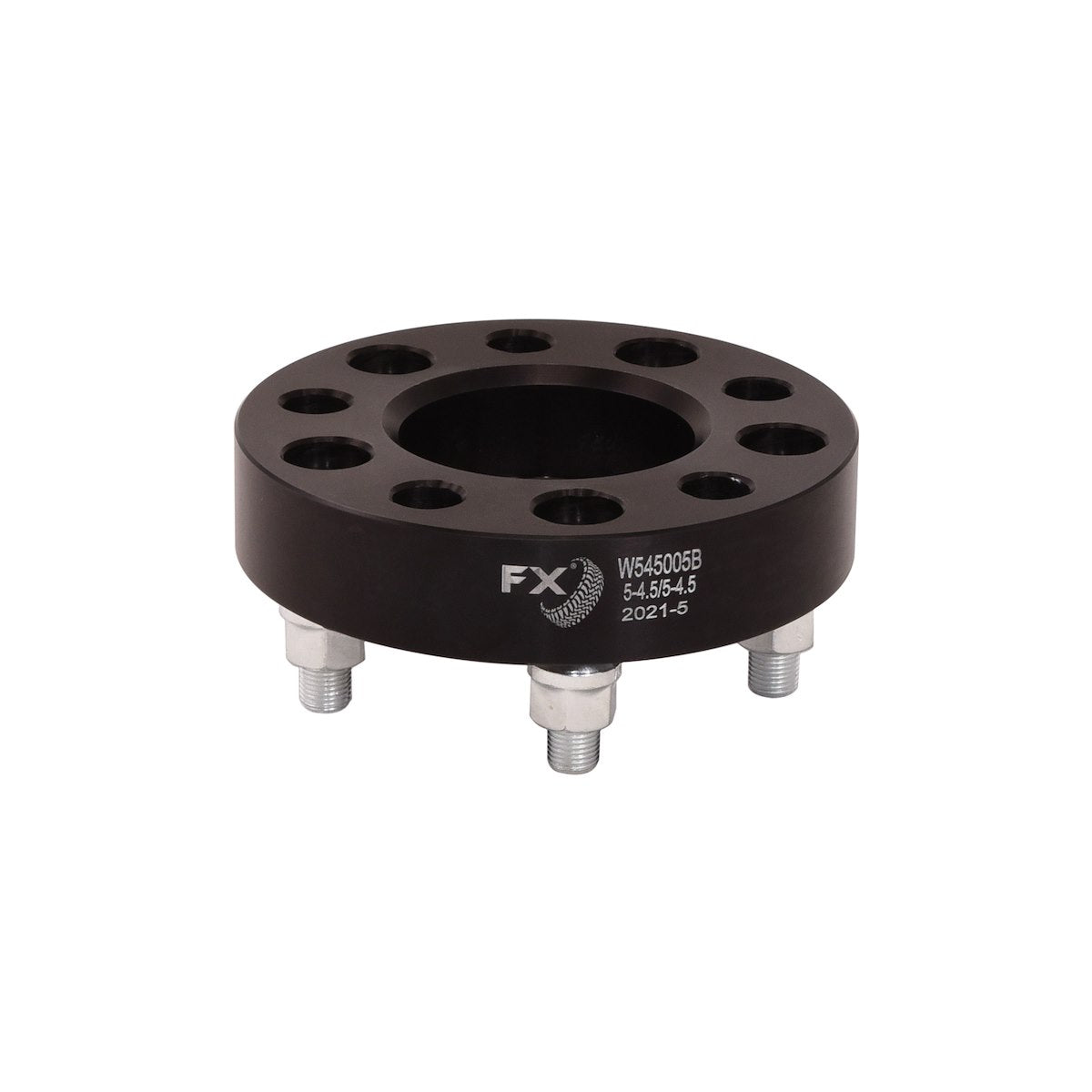 FX Wheels Wheel Spacer, 5 x 114.3 Millimeter/5 x 4.50 in Bolt Pattern, 1-1/4 in Thickness, 71.50 Millimeter Hub Size, Set Of 2 - W545005B