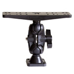 Scotty Inc. Fish Finder Mount, Compatible With 10 To 12 in Fish Finders, 2-1/4 in Nylon Ball, Black - 0173