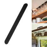 Silwy Magnetic Kitchen Utensil Holder, Leather Look/Black, 20 in Length x 2 in Width - L000-10LA-1