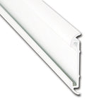 AP Products Trim Molding, 1-1/4 in Width x 1/5 in Thickness x 8 ft Length, Polar White, Aluminum - 021-54601-8