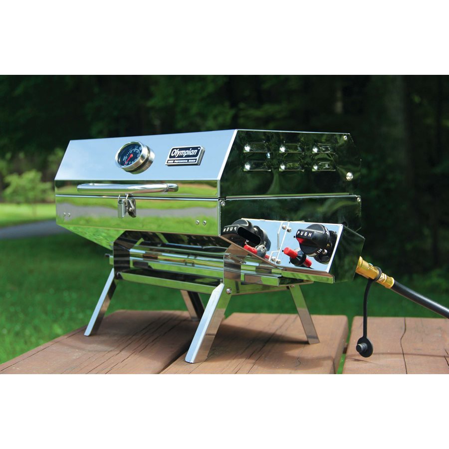 Camco Barbeque Grill, Stainless Steel - 57305