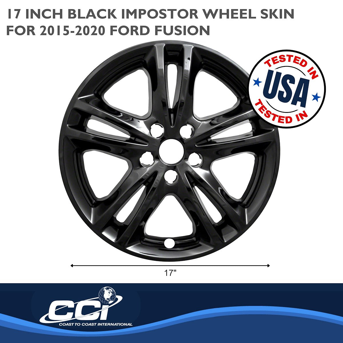 Coast2Coast Wheel Skins & Styled Wheel Covers IWCIMP447BLK product image 3