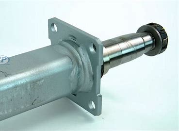 Dexter Marine Trailer Axle, 2000 lb Capacity, 61 in Hub Face To Face Length/66 in Overall Length, 2 in Galvanized Square Tube - 49540