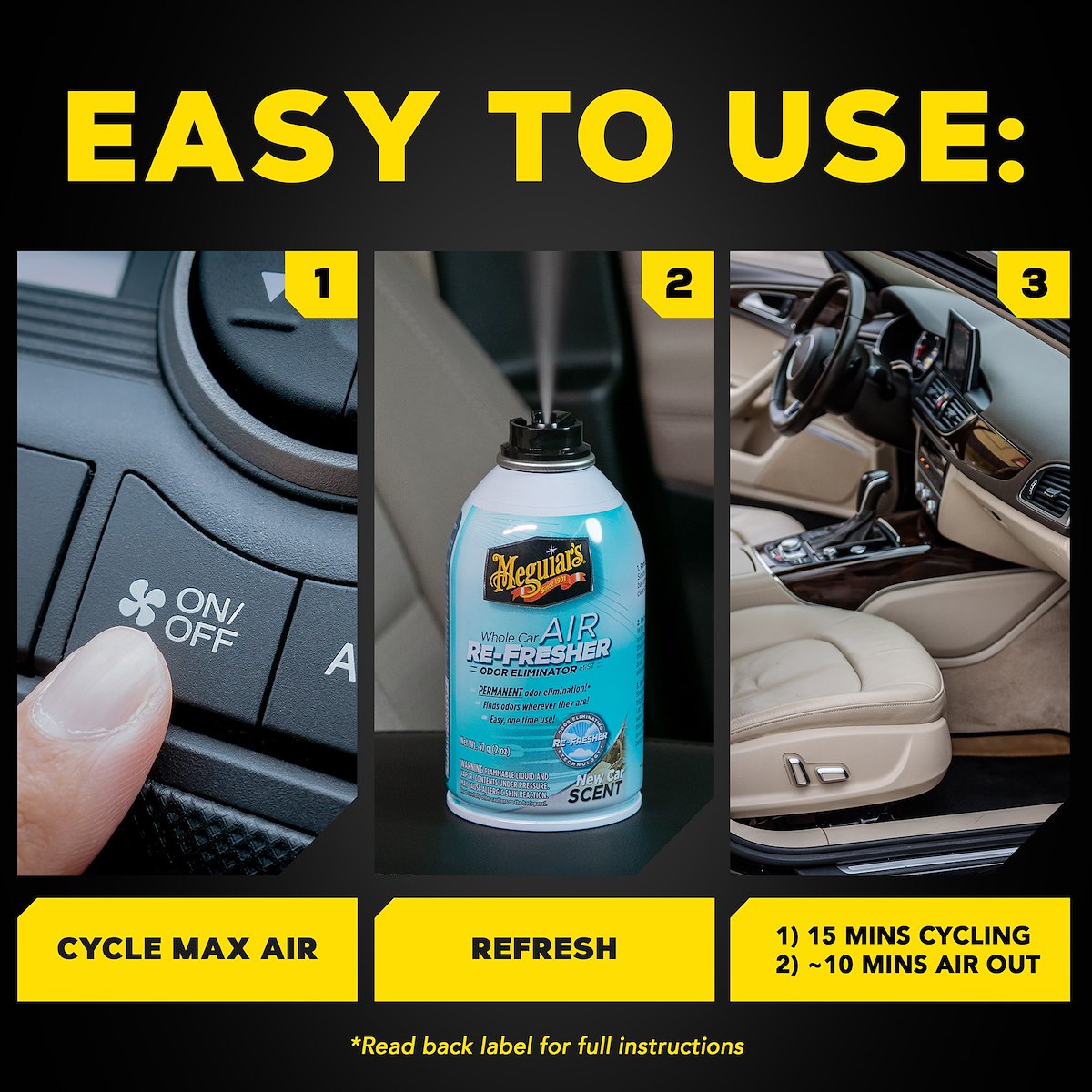 Meguiars Air Freshener, 2 oz - G16602