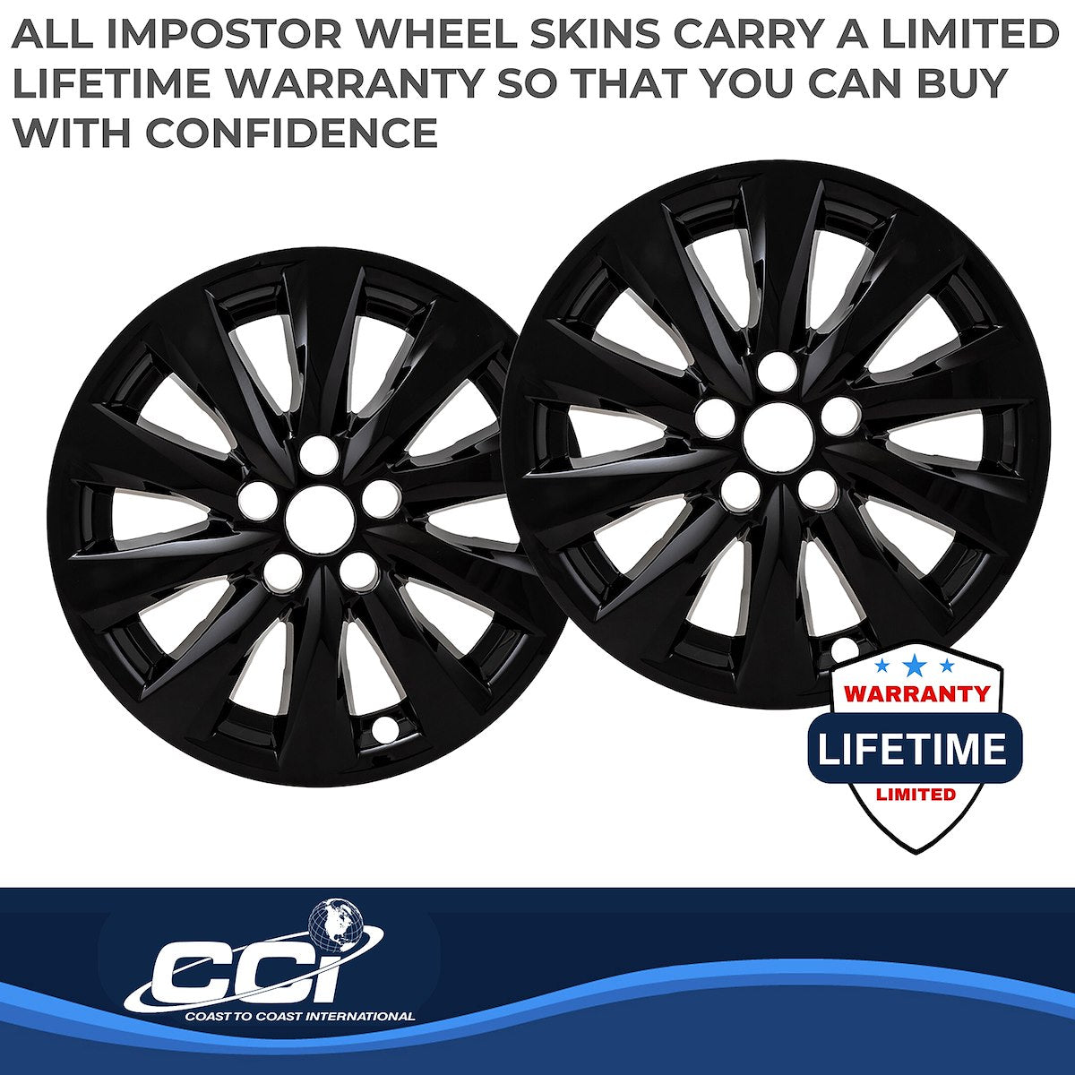 Coast2Coast Wheel Skins & Styled Wheel Covers IMP448BLK product image 4