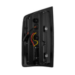 AlphaRex USA Tail Light Assembly, Luxx-Series, LED, Alpha Black Housing, Set Of 2 - 641020