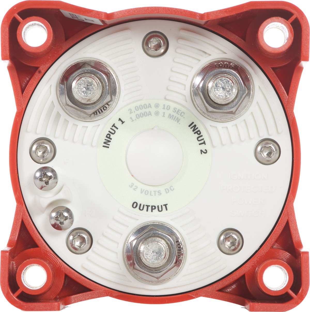 Blue Sea Battery Selector Switch, E-Series, 3 Position, 2 Batteries - 11001-BSS
