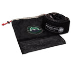 Overland Vehicle Systems Tow Strap, 4 in Width x 8 ft Length, Rated at 40,000 lb, Gray with Black Ends - 19079916