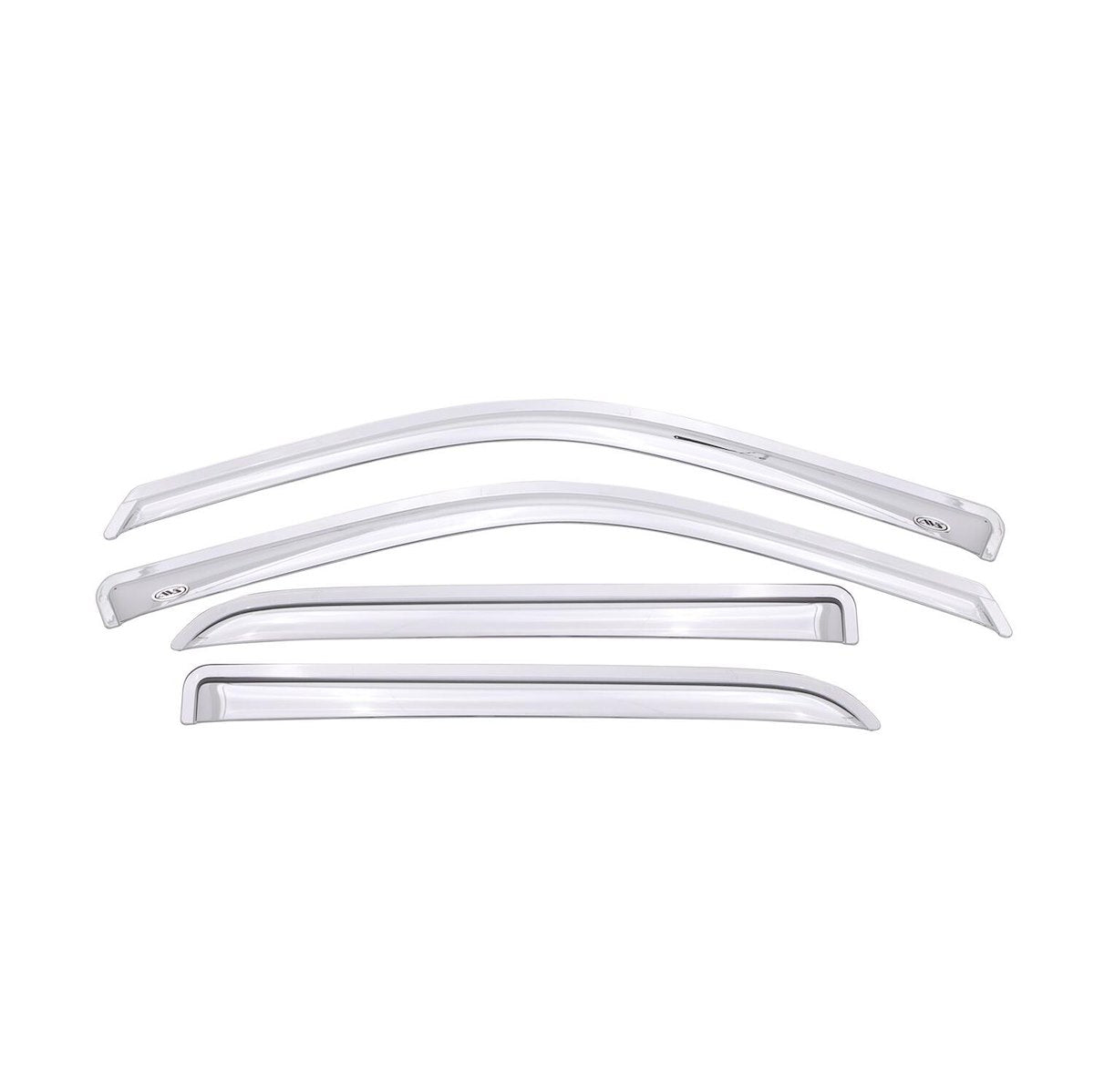 Auto Ventshade Rainguard, Chrome, Set Of 4 - 684109