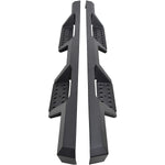 Westin Nerf Bar, 3 in Square Straight, Black, Mild Steel - 56-14155