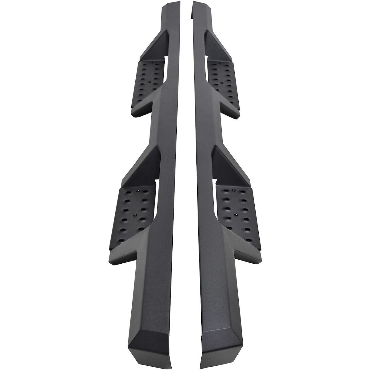 Westin Nerf Bar, 3 in Square Straight, Black, Mild Steel - 56-14155