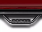 N-Fab Nerf Bar, W2W Series, 2 in Round Bent, Black Textured Powder Coated Steel - T1164RL