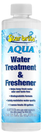Star Brite Drinking Water Freshener, Keeps Drinking Water Stored in Tanks Tasting Fresh And Oder Free, 1 oz Cleans Up To 20 gal Of Water - 097016