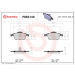 Brembo Brake Pads P86014N product image 3
