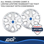 Coast2Coast Wheel Cover, 16 in, 7 Y Spoke, Set Of 4 - IWC46316S