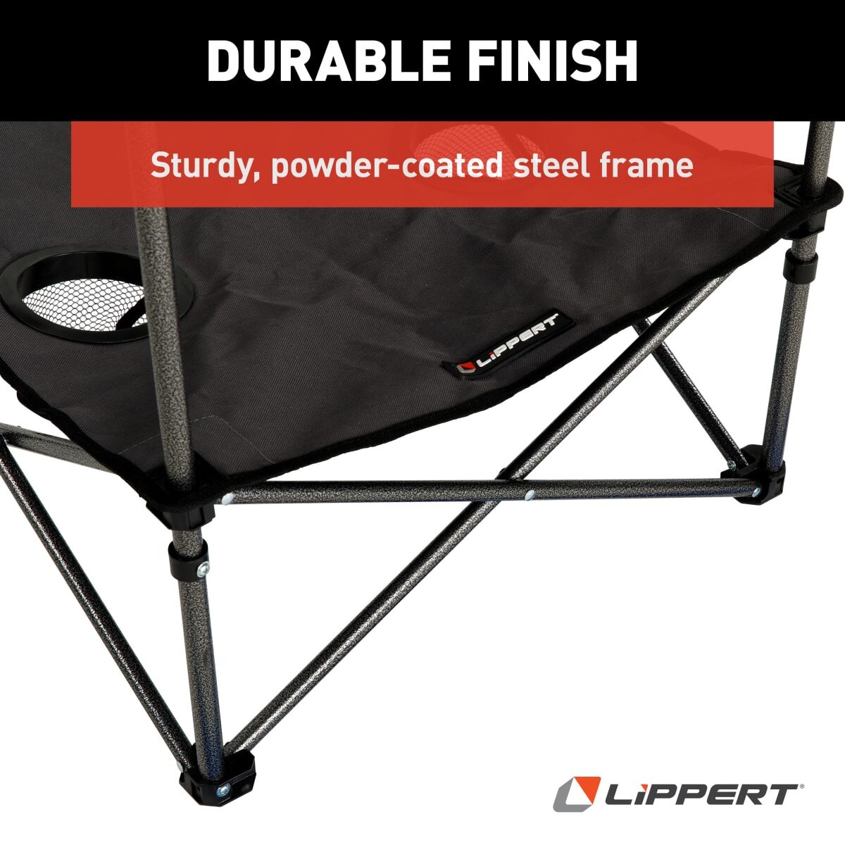 Lippert Table, 28.3 in Length x 28.3 in Width x 23.8 in Depth, 80 lb Weight Capacity - 2023053720
