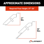 Lippert Entry Step, SolidStep  3.0, 3 Manual Fold-Up Steps, With 8 in Rise - 791572
