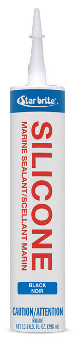 Star Brite Caulk Sealant, Black, 10.1 oz Cartridge - 082123
