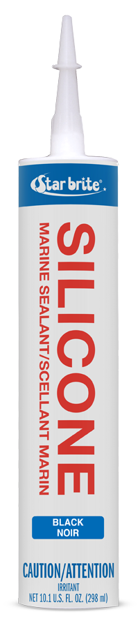 Star Brite Caulk Sealant, Black, 10.1 oz Cartridge - 082123