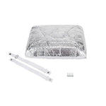 Camco Roof Vent Insulation, For 14 in x 22 in Skylight Vents, 4-1/2 in Foam With Reflective Backing, With 2 Adjustable Straps - 45197