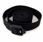 JR Products Battery Box Strap, 54 in Length, Black, With Chrome Plated Hardware - 17544