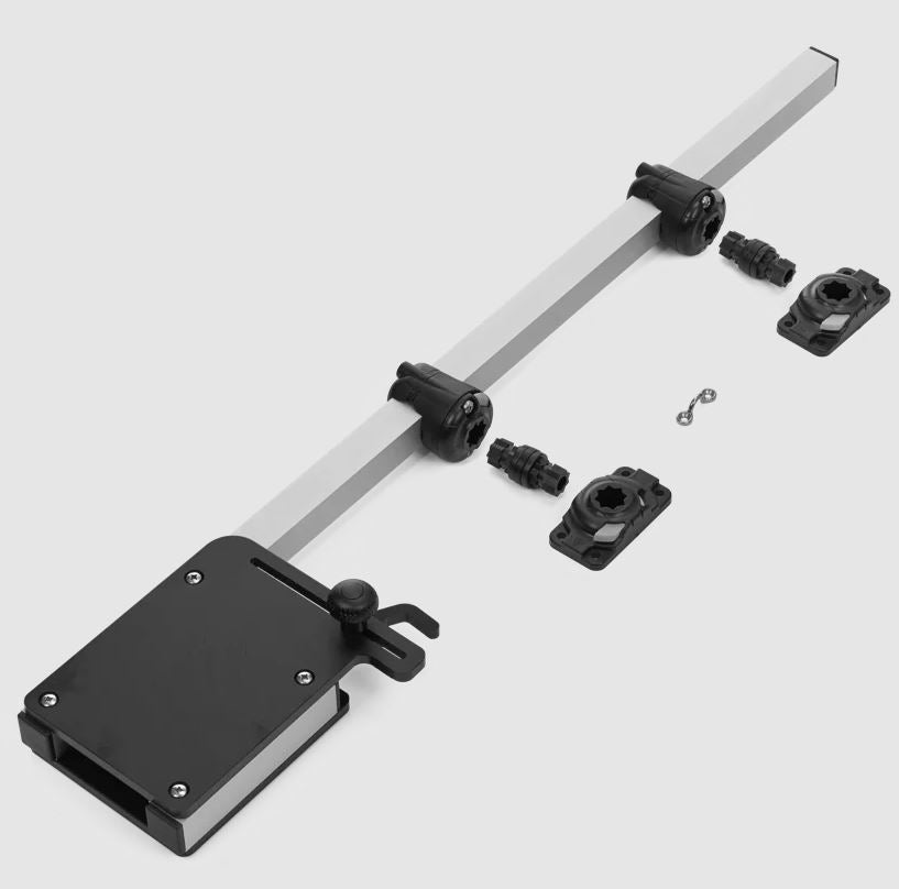Railblaza Trolling Motor Mount, Black And Silver, 46-1/2 in Length - 04-4091-11