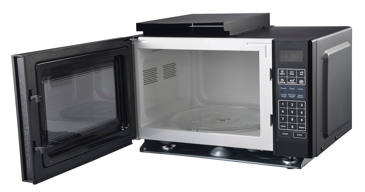 Forest River Microwave Oven, 0.9 Cubic ft Capacity, 900 Watt, 14 in Length x 23.3 in Width x 14-15/16 Inch Depth Outside Dimensions - MCG992ARB