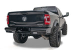Fab Fours Bumper, Black Steel, Powder Coated Glossy Black 14 Gauge Steel Tread - DR19-T4450-1